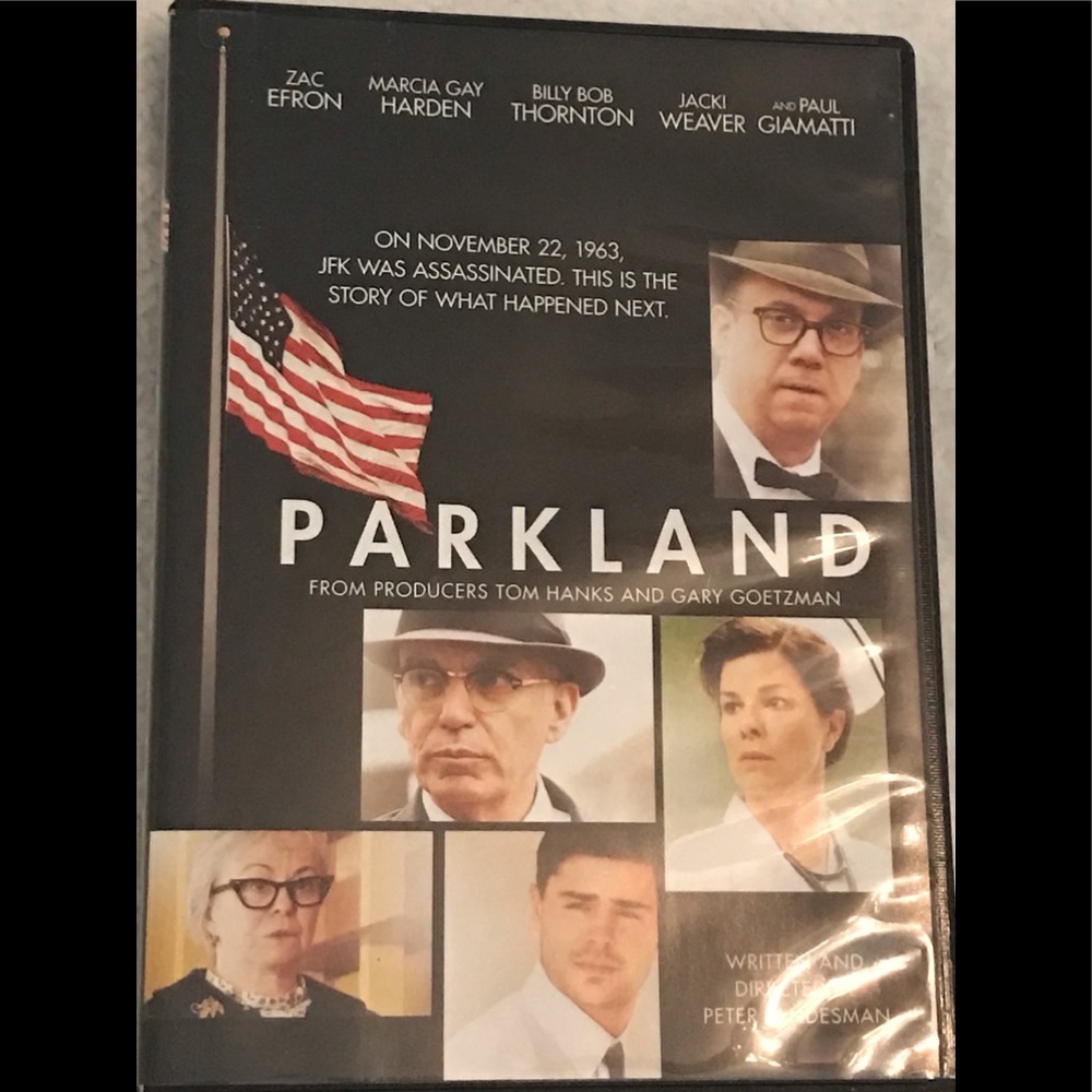 “Parkland” DVD starring Zac Enron & Billy Bob Thornton - Pre-owned